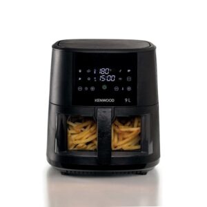 Kenwood 9Lt Basket Air Fryer + Grill with Window Black