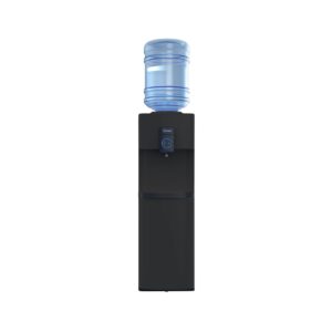 Midea Top Loading Water Dispenser with Integrated Bottom Refrigerator Cabinet Black