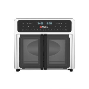 Milex 24Lt Deluxe Rotisserie Airfryer Black & Silver