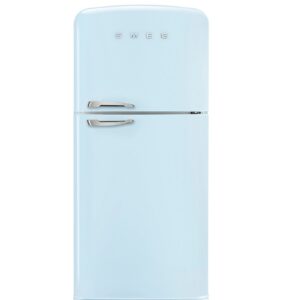 Smeg Retro Extra Volume Combination Fridge - Pastel Blue