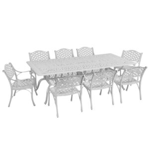 Buy 8 Seater Victoria Aluminum Patio Set Online South Africa - Global Links SA