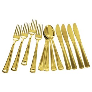 Buy Stainless Steel Gold Cutlery Set – 12 Piece Dinner Set Online South Africa - Global Links SA