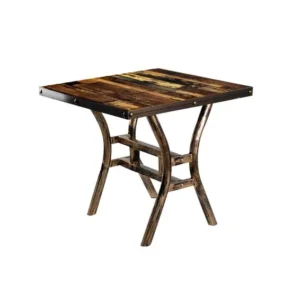 Buy Wooden Print Cafe Table 80cm Online South Africa - Global Links SA