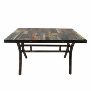 Buy Wooden Print Café Table Online South Africa - Global Links SA