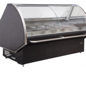Curved Glass Refrigerated Display Unit – 1305mm - COMMERCIAL FRIDGE & FREEZER
