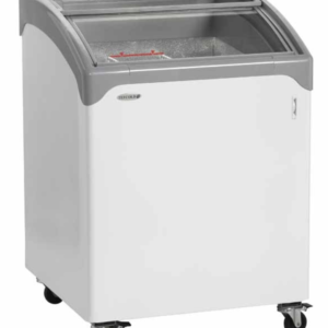 Curved Glass Top Ice Cream Freezer – 115L (NIC100) - COMMERCIAL FRIDGE & FREEZER